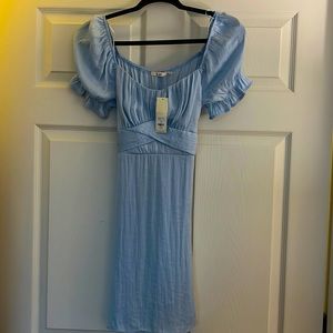 Light blue size medium satin dress